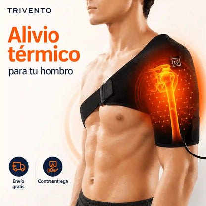 Soporte Térmico de Hombro Ajustable | Alivio, Calor y Confort Diario