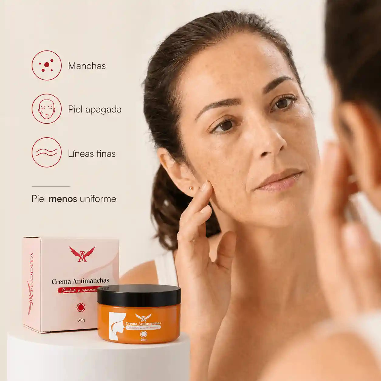 Crema Anti Manchas Afrodita – Rutina facial para manchas, tono desigual y signos de edad