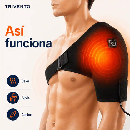 Soporte Térmico de Hombro Ajustable | Alivio, Calor y Confort Diario
