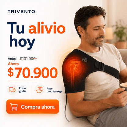 Soporte Térmico de Hombro Ajustable | Alivio, Calor y Confort Diario