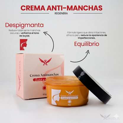 Crema Anti Manchas Afrodita – Rutina facial para manchas, tono desigual y signos de edad
