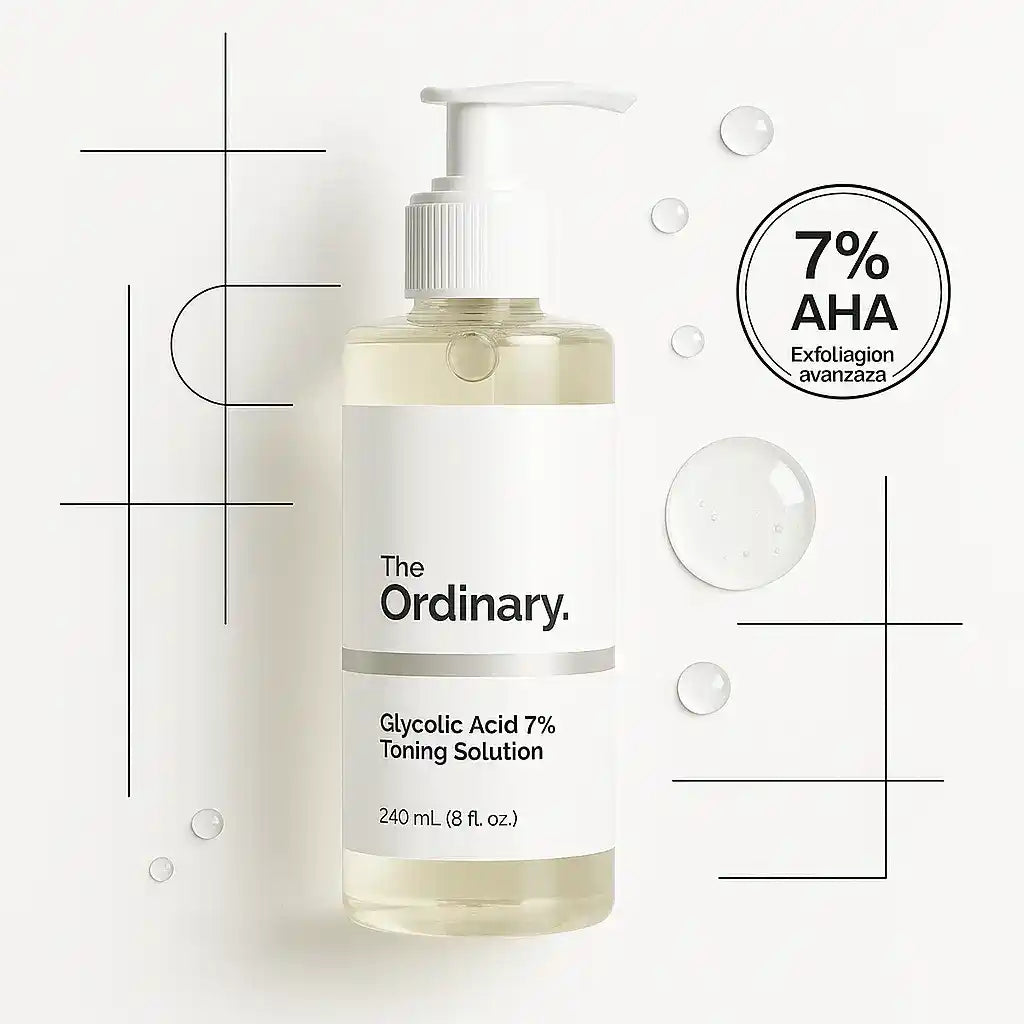 The Ordinary Ácido Glicólico 7% 120 ml | Exfoliante Químico Original