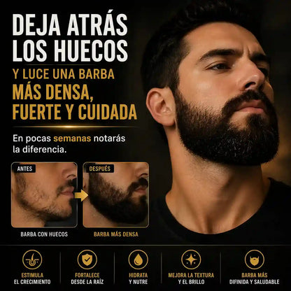 Rellena Los Huecos De Tu Barba Y Rejuvenece Tu Rostro Con La Única Fórmula Dual Que Estimula El Folículo E Hidrata Profundamente