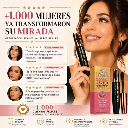 Pestañas más largas, con volumen en solo 30 segundos y olvídate de los retoques por el resto del día