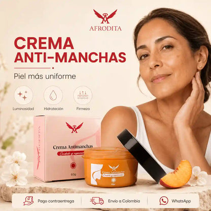 Crema Anti Manchas Afrodita – Rutina facial para manchas, tono desigual y signos de edad