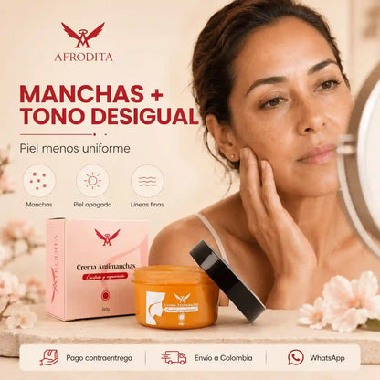 Crema Anti Manchas Afrodita – Rutina facial para manchas, tono desigual y signos de edad
