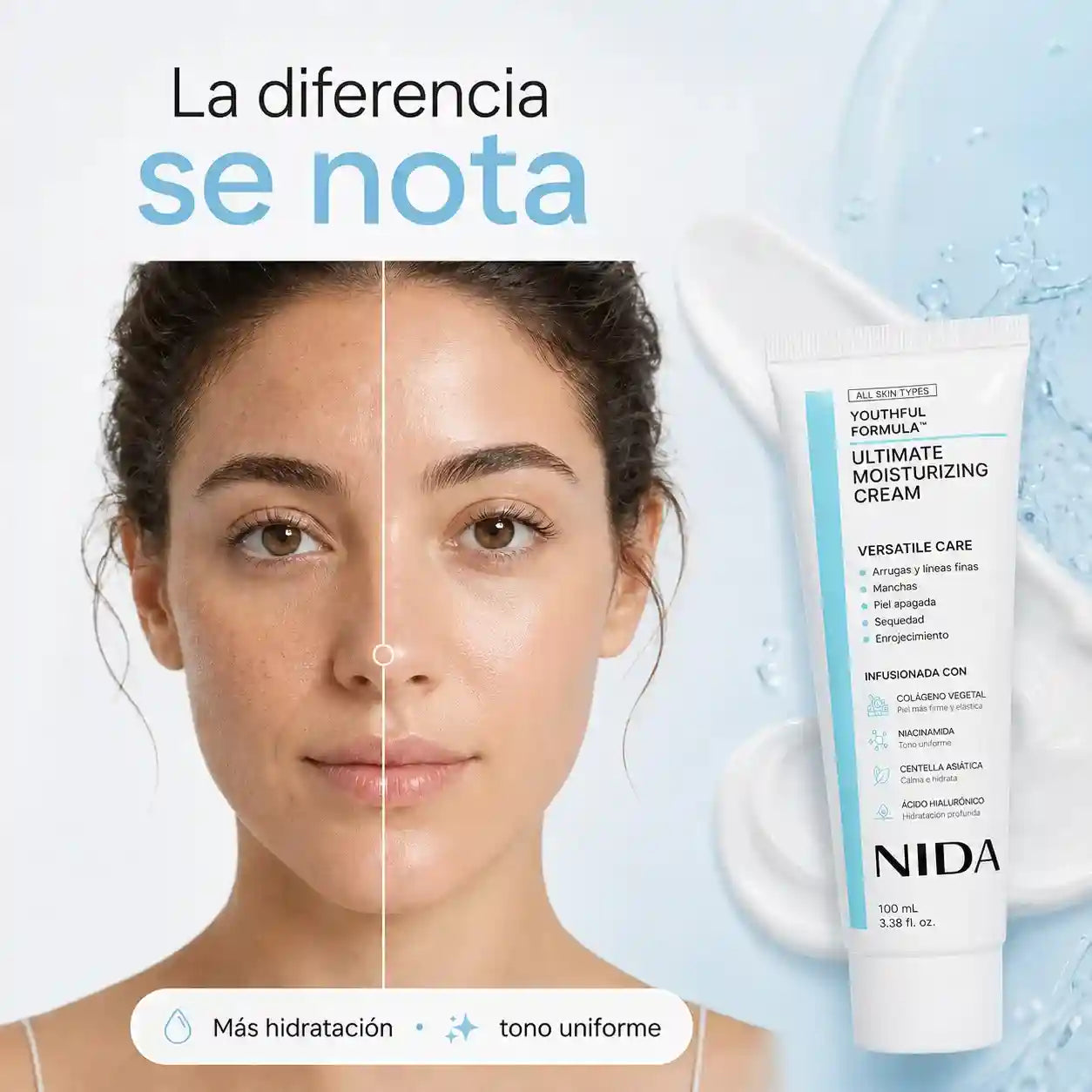 NIDA Hydra Glow | Una piel más suave, firme y luminosa desde tu rutina diaria